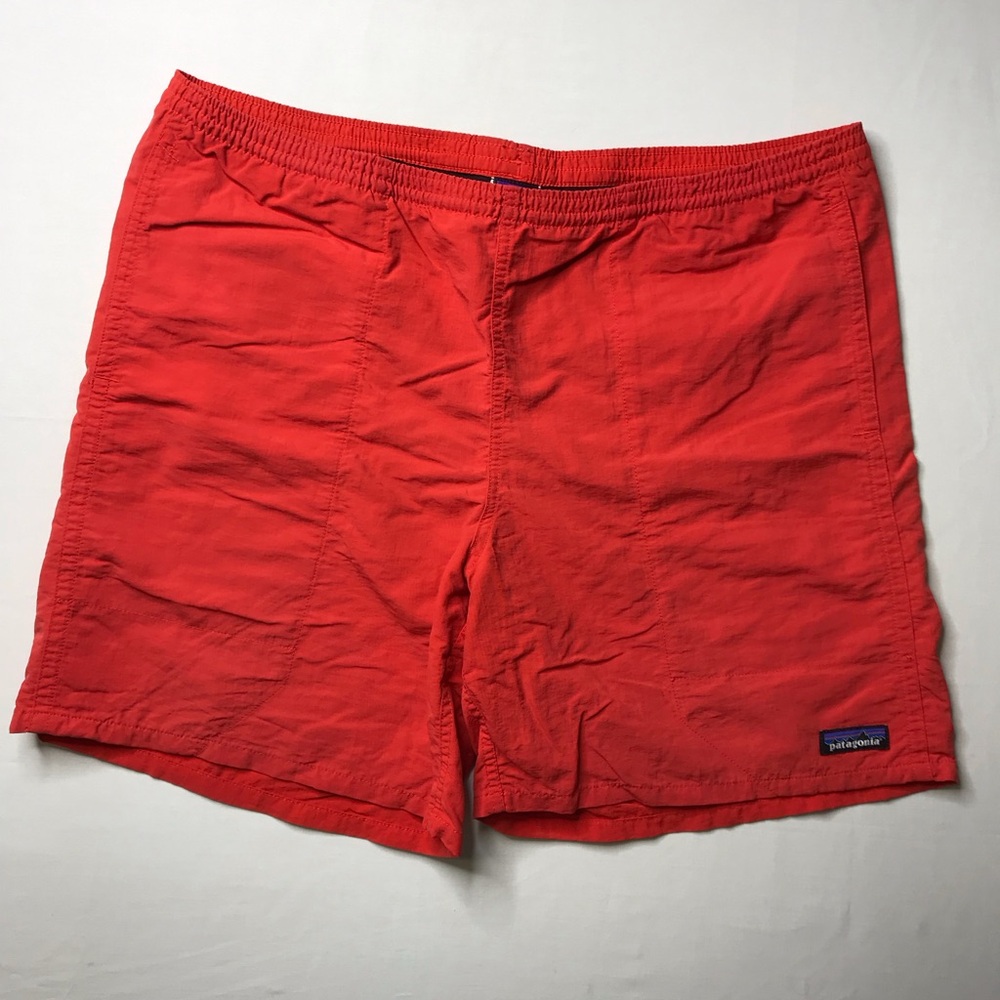Vintage Patagonia Men's Red Swim Trunks